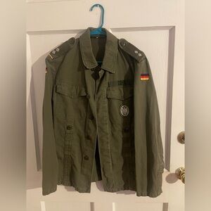 Vintage West German 80s Military Jacket